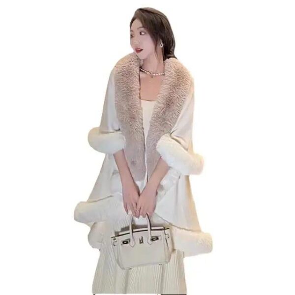 Double layer fur cape - Image 3