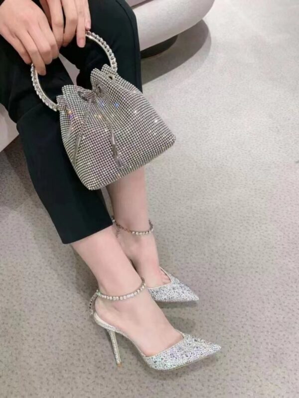 Lux Rhinestone Studded Stiletto Heels On PRE-BOOK - Image 3