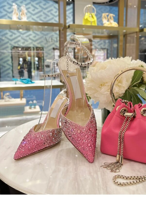 Lux Premium Rhinestone Studded Stiletto Heels On PRE-BOOK - Image 3