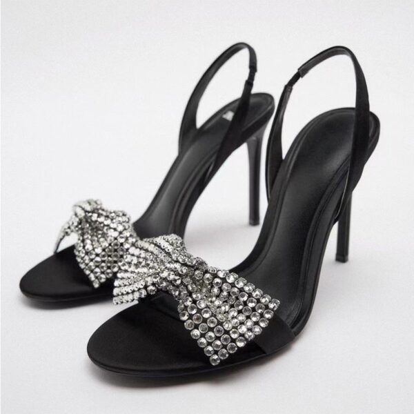 Lux Bow Embellished Heels On PRE-BOOK