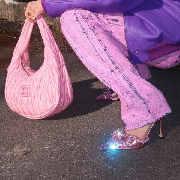 Lux Rhinestone Bow Studded Heels On PRE-BOOK - Image 12