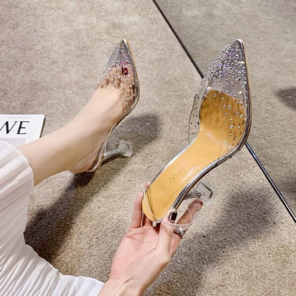 Lux Studded Transparent Heels On PRE-BOOK - Image 8
