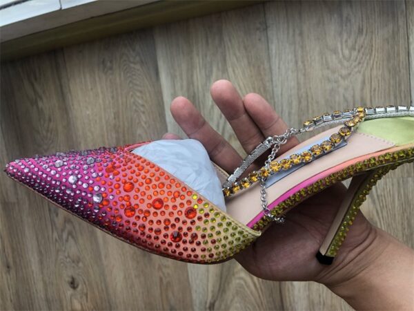 Lux Rhinestone Premium Stiletto Heels On PRE-BOOK - Image 8