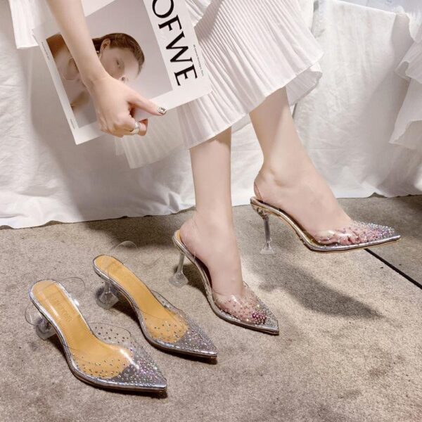 Lux Studded Transparent Heels On PRE-BOOK - Image 14