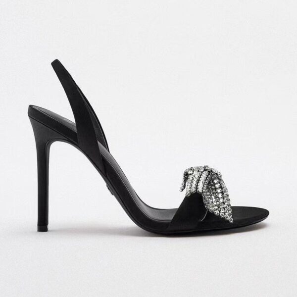 Lux Bow Embellished Heels On PRE-BOOK - Image 3