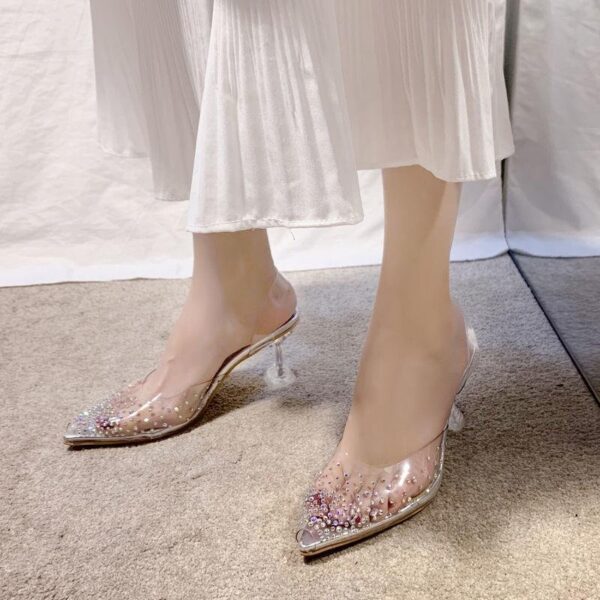 Lux Studded Transparent Heels On PRE-BOOK - Image 11