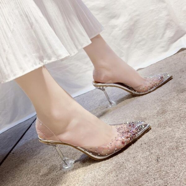 Lux Studded Transparent Heels On PRE-BOOK - Image 15