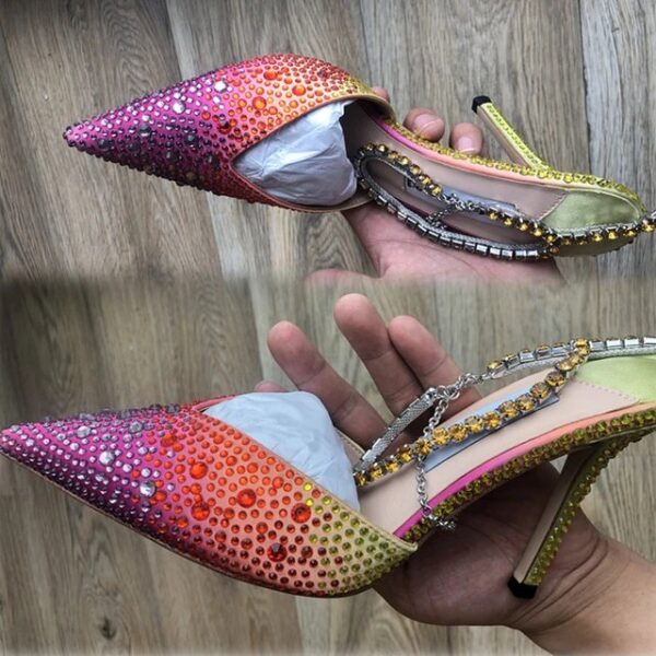 Lux Rhinestone Premium Stiletto Heels On PRE-BOOK - Image 2