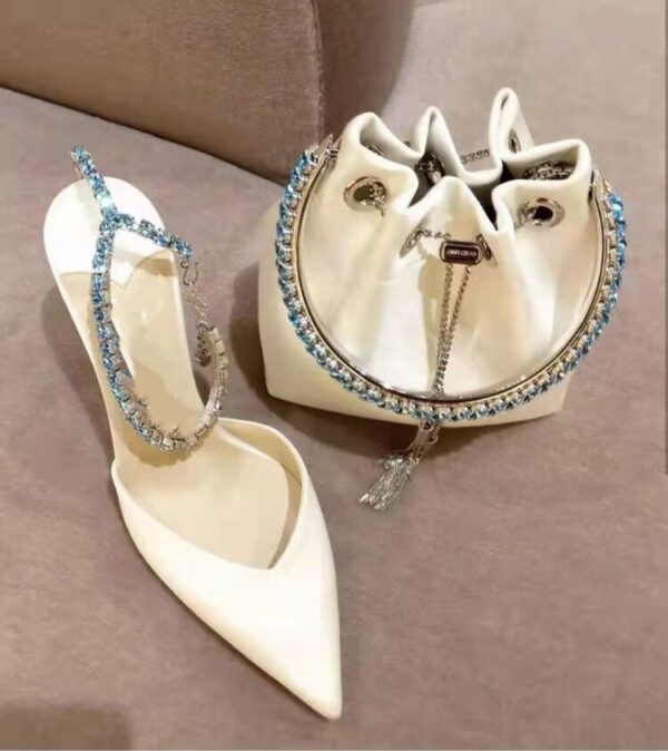 Lux Rhinestone Strap Stiletto Premium Heels On PRE-BOOK - Image 14