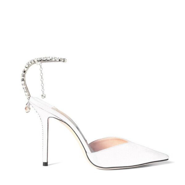 Lux Rhinestone Strap Stiletto Premium Heels On PRE-BOOK - Image 3