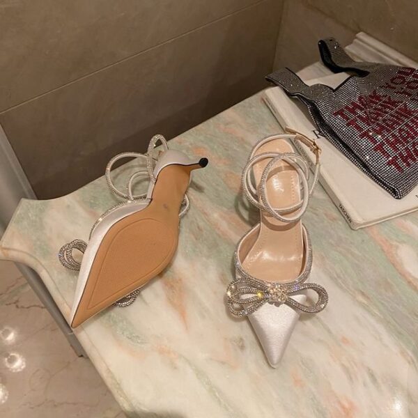 Lux Rhinestone Bow Strappy  Heels On PRE-BOOK - Image 14