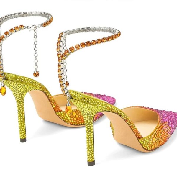 Lux Rhinestone Premium Stiletto Heels On PRE-BOOK - Image 3