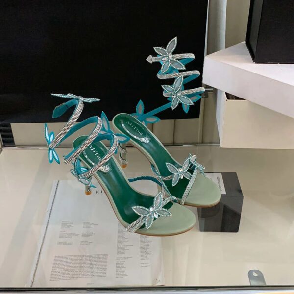 Lux Rhinestone Strappy Heels On PRE-BOOK - Image 10