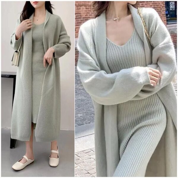 Imported Dress with Shrug Ser - Image 4