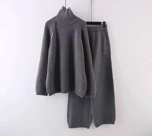 Side Zip Heavy Coord Set - Image 5