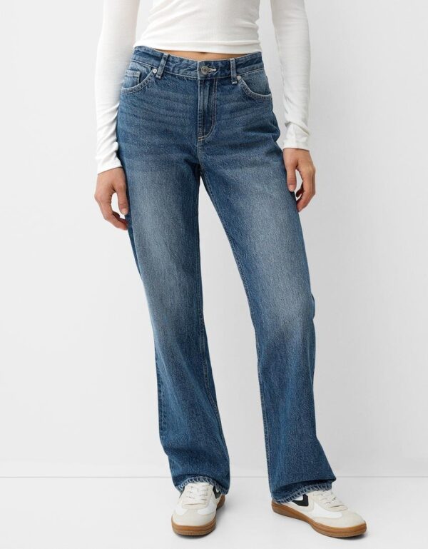 BHK Straight Fit High Jeans