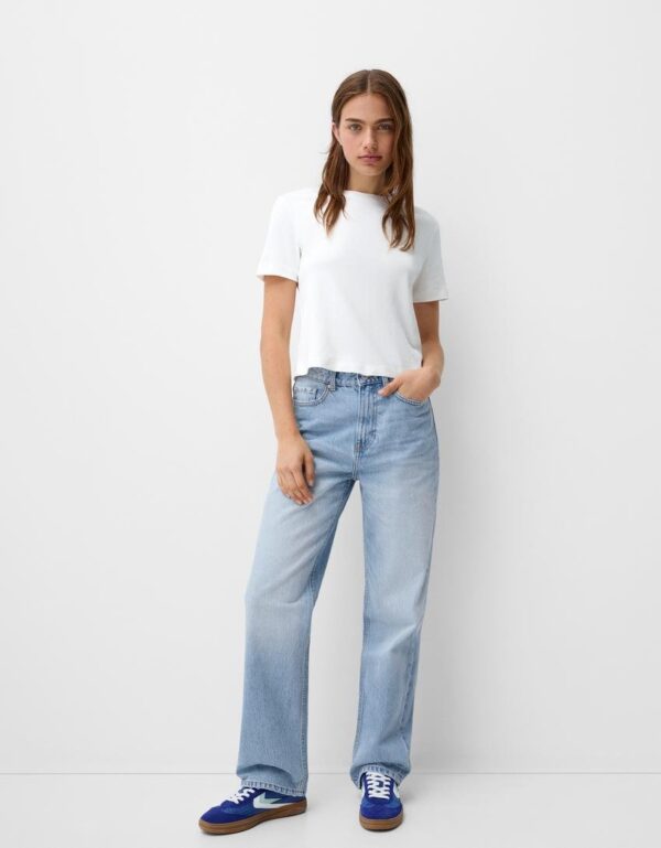 BHK Straight Fit High Jeans - Image 5