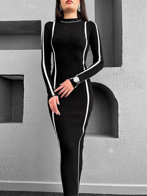 Winter Knitted Designer Dress - Image 8