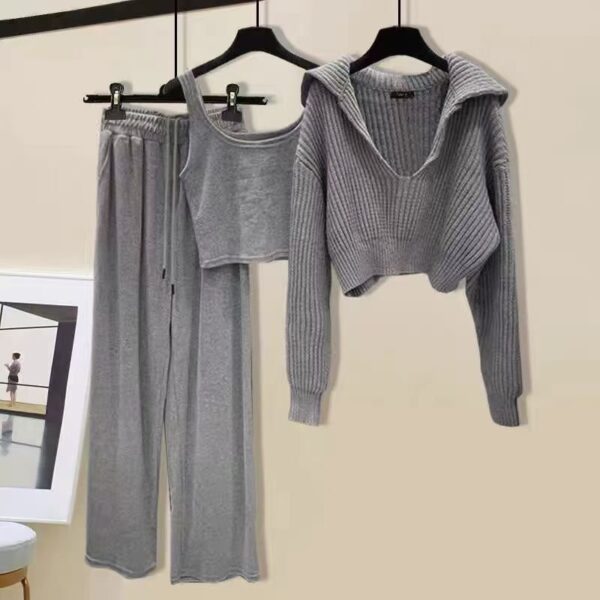 Woolen 3 Pieces Set