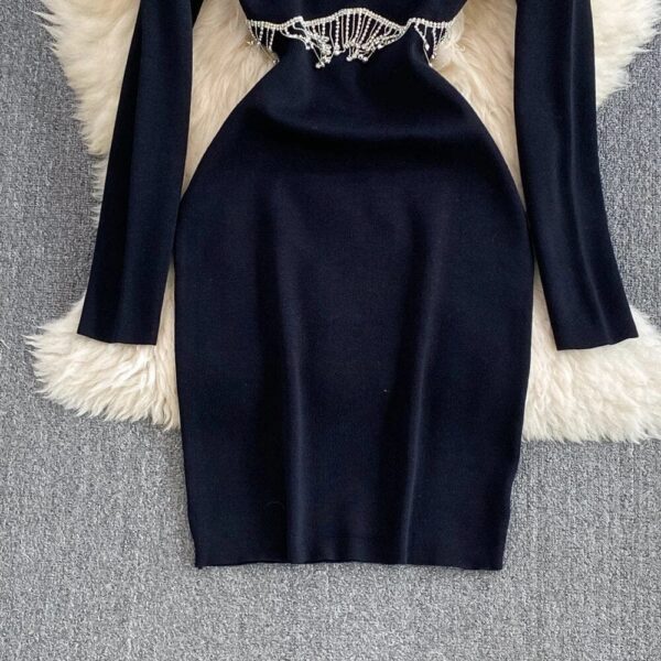 Knitted Tassels Fress - Image 4