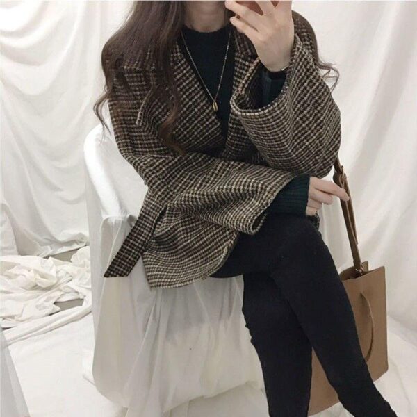 Premium Imported blazer with belt - Image 2