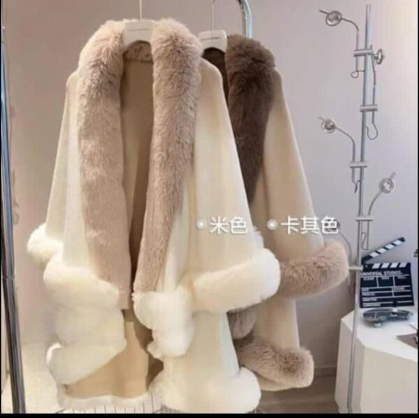 Double layer fur cape - Image 6