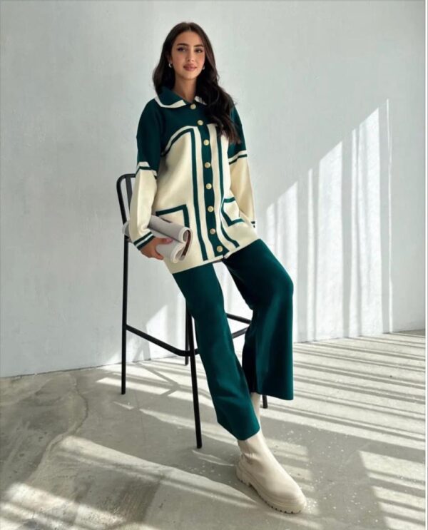 Heavy Chinese Collar Pocket Coord Set