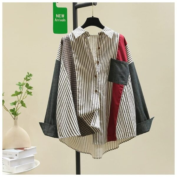 Patchwork Imported Shirt