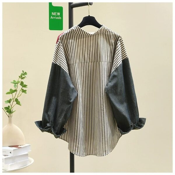 Patchwork Imported Shirt - Image 4