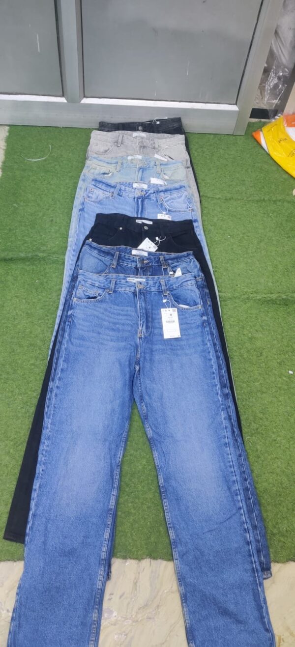 BHK Premium Straight Fit High Waisted Jeans - Image 8