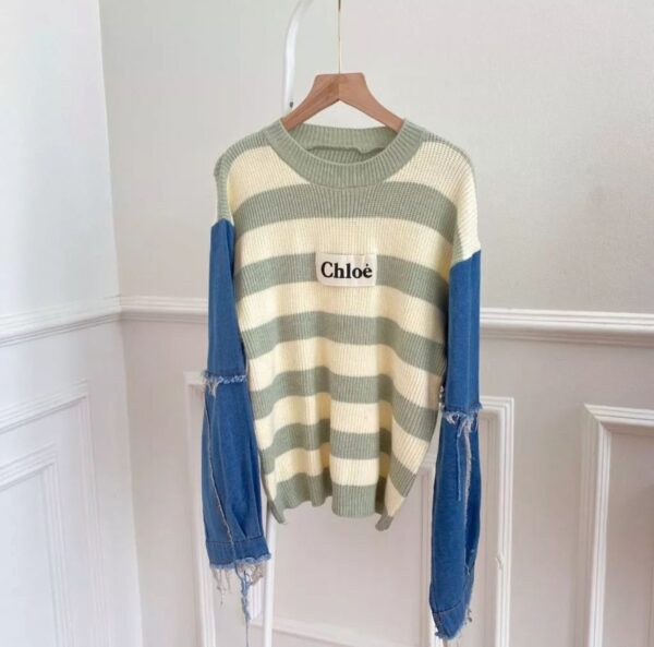 Denim Sleeves Ch Sweaters - Image 7
