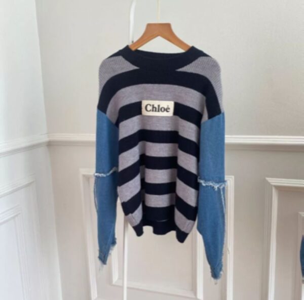 Denim Sleeves Ch Sweaters - Image 5