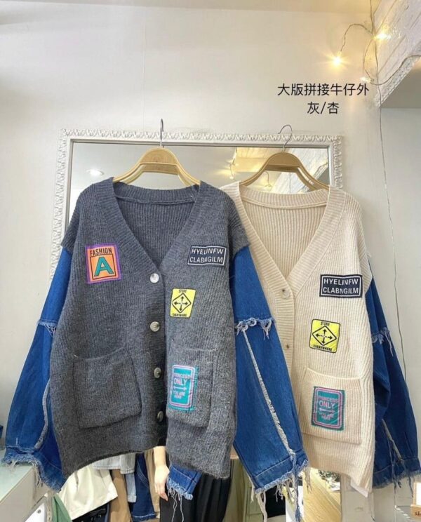 Chic Woolen Heavy Buttoned Cardigan - Image 9
