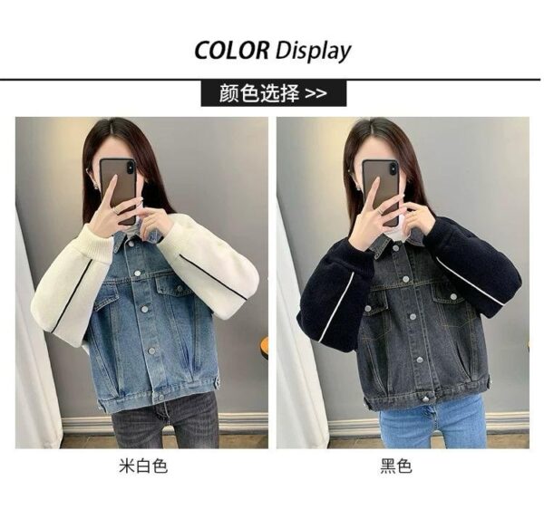 Heavy Woolen Denim Jacket - Image 4