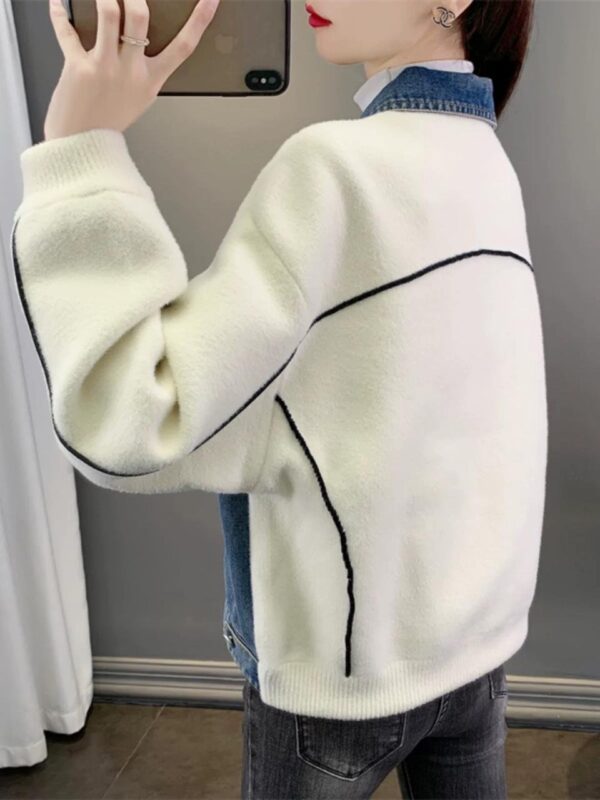 Heavy Woolen Denim Jacket - Image 7