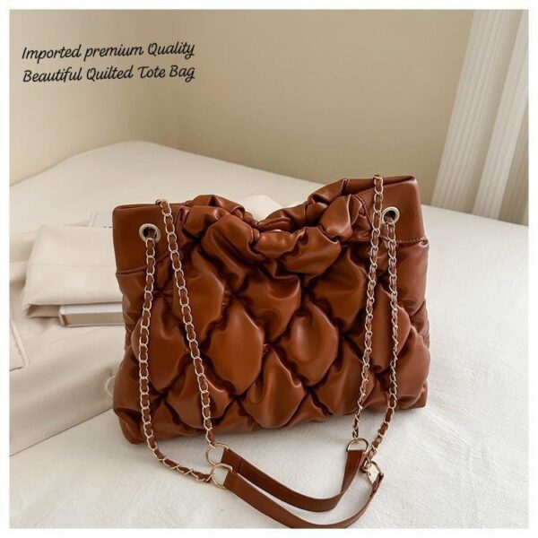 Imported premium Quality Beautiful Quilted TOTE Bag - Image 6