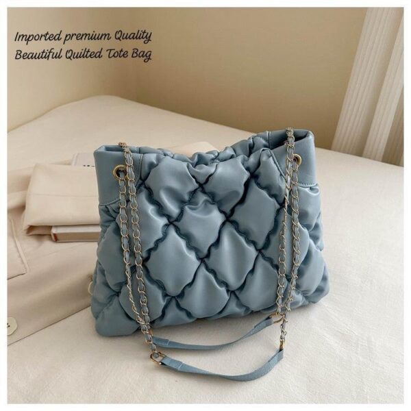 Imported premium Quality Beautiful Quilted TOTE Bag - Image 5