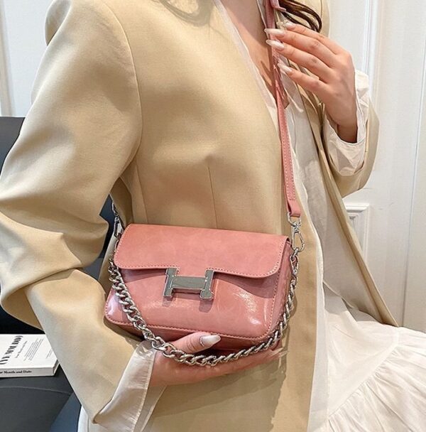 Superior Quality Finishing Leather Look Baguette bag - Image 8