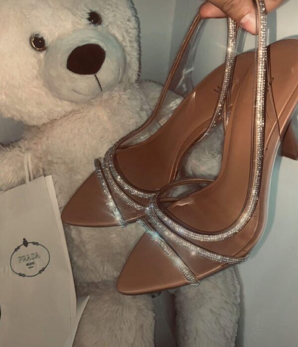 Premium Rhinestone Studded High Heels