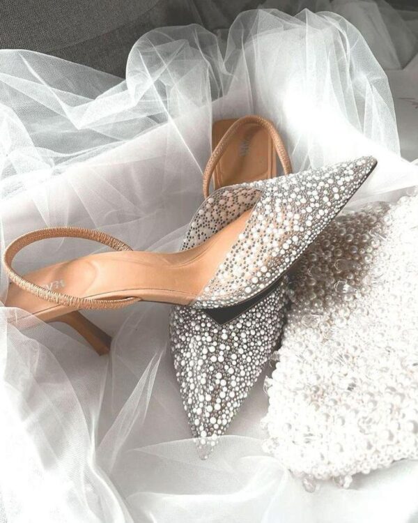 Premium Pearl Embellished Heels