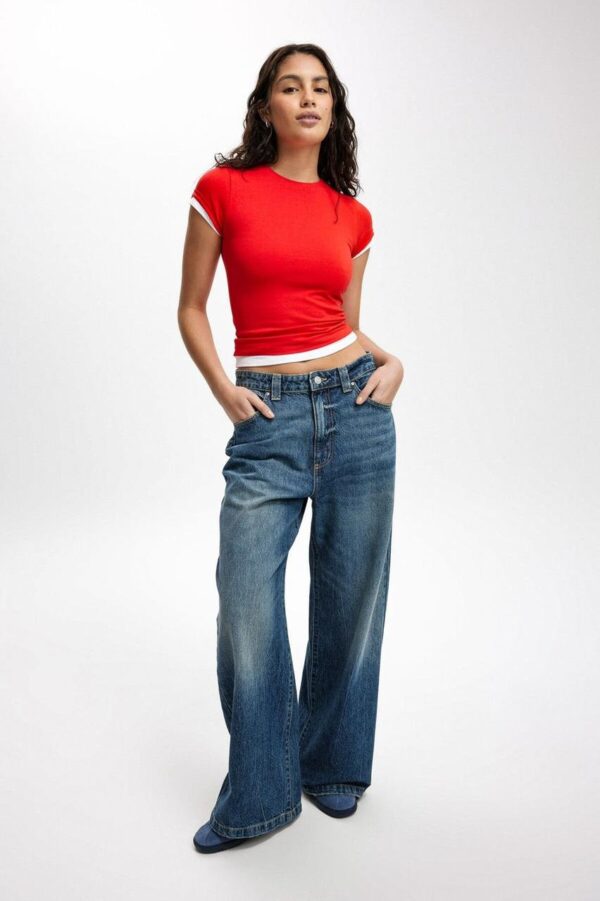 CO Wide Leg High Jeans