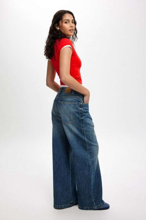 CO Wide Leg High Jeans - Image 3