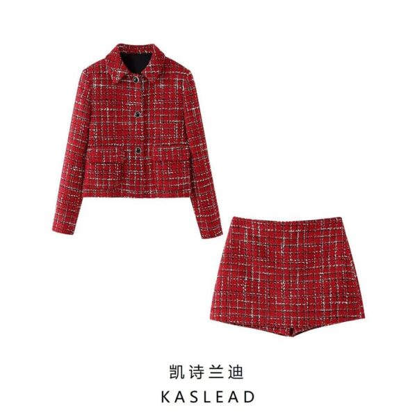 Checked Tweed Set - Image 2