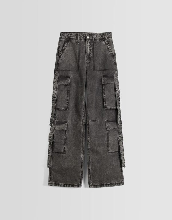 Heavy Quality Branded Multi Pockets Baggy Cargo - Image 6