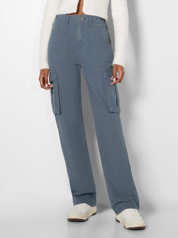 BHK Adjustable Straight Cargo Trousers