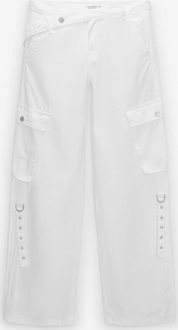 P&B Cargo Trousers with Straps & Multi Pockets - Image 3