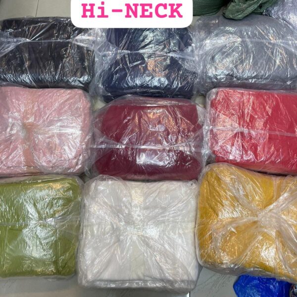 Casual High neck knitted women sweater - Image 10