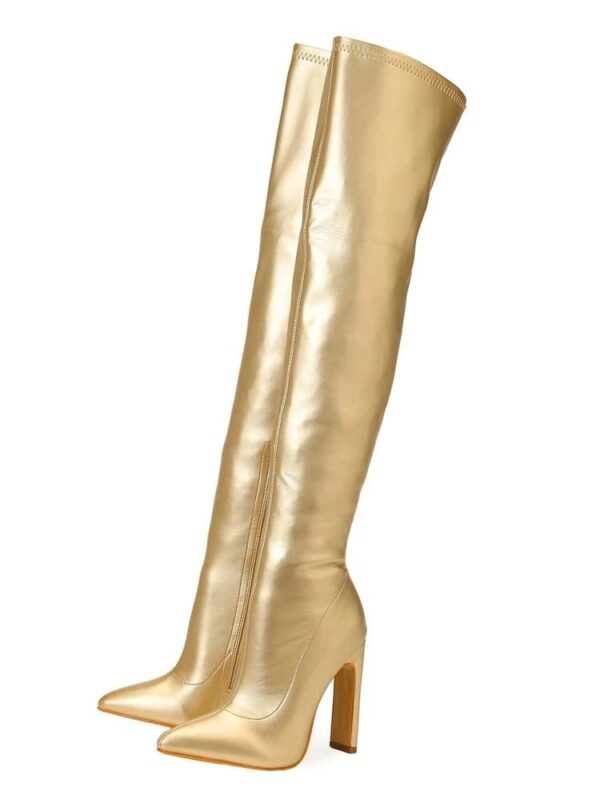GOLDEN Thigh High Boots - Image 3