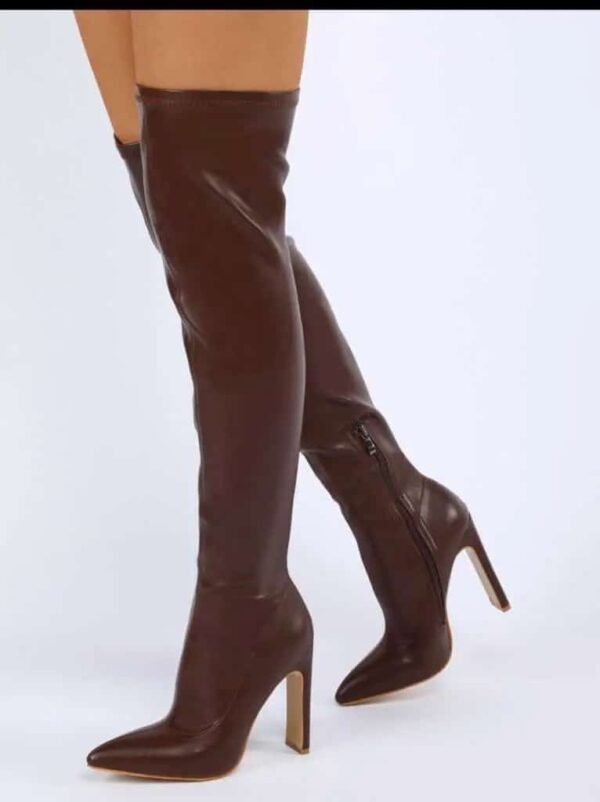 Brown Thigh High Boots