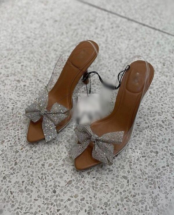 Premium Rhinestone Bow Slingback - Image 4